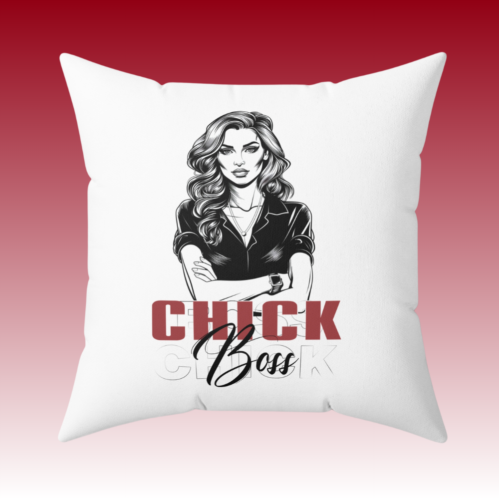 Catch Me Winning - Boss Chick Kim - Square Pillow