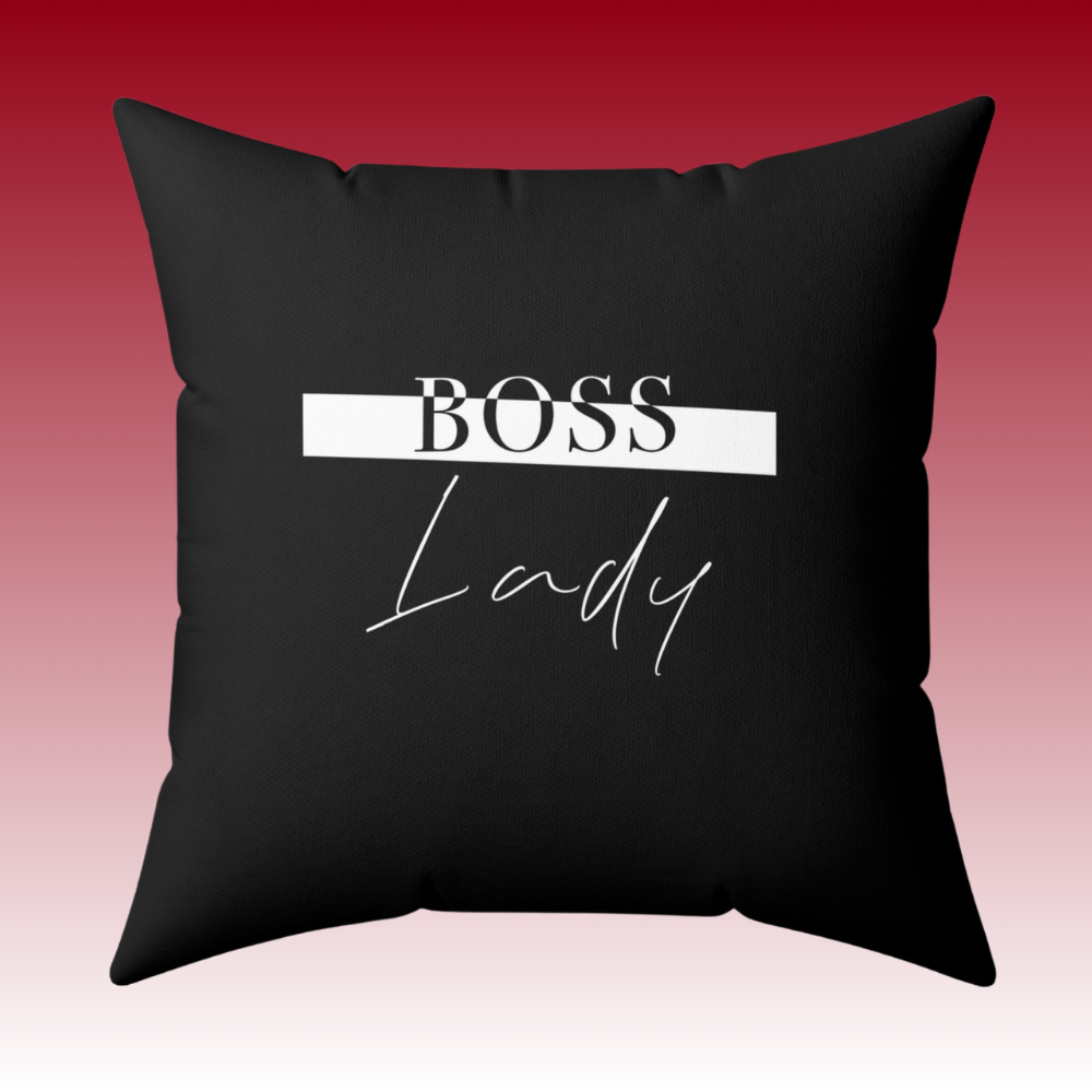 Commanding Attention Daily - Boss Lady - Square Pillow