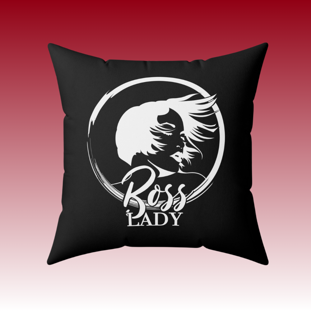 From No to Glow - Boss Lady - Square Pillow