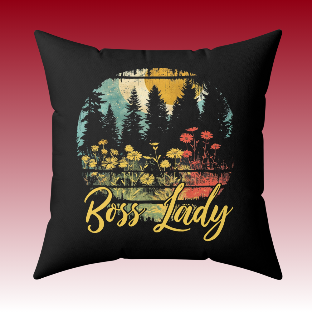 Stealing the Scene - Boss Lady - Square Pillow