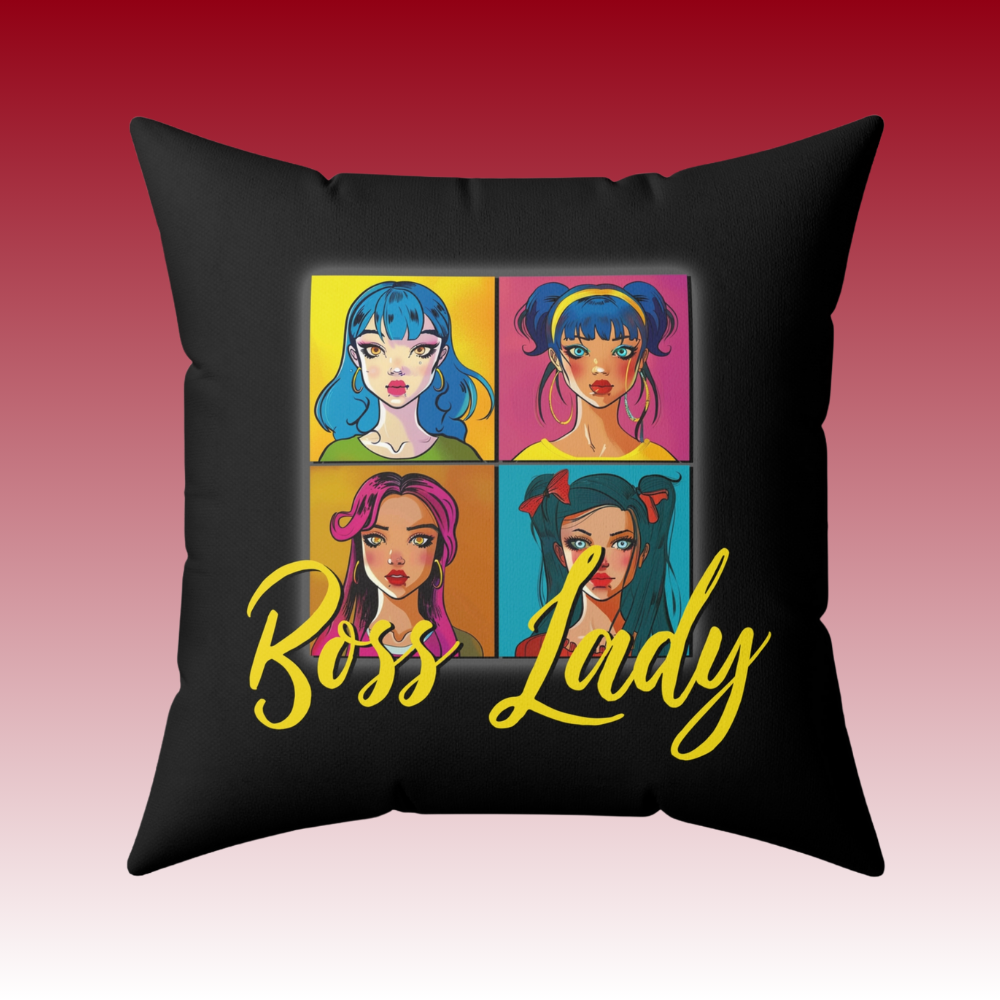 Dazzle in My Presence - Boss Lady - Square Pillow