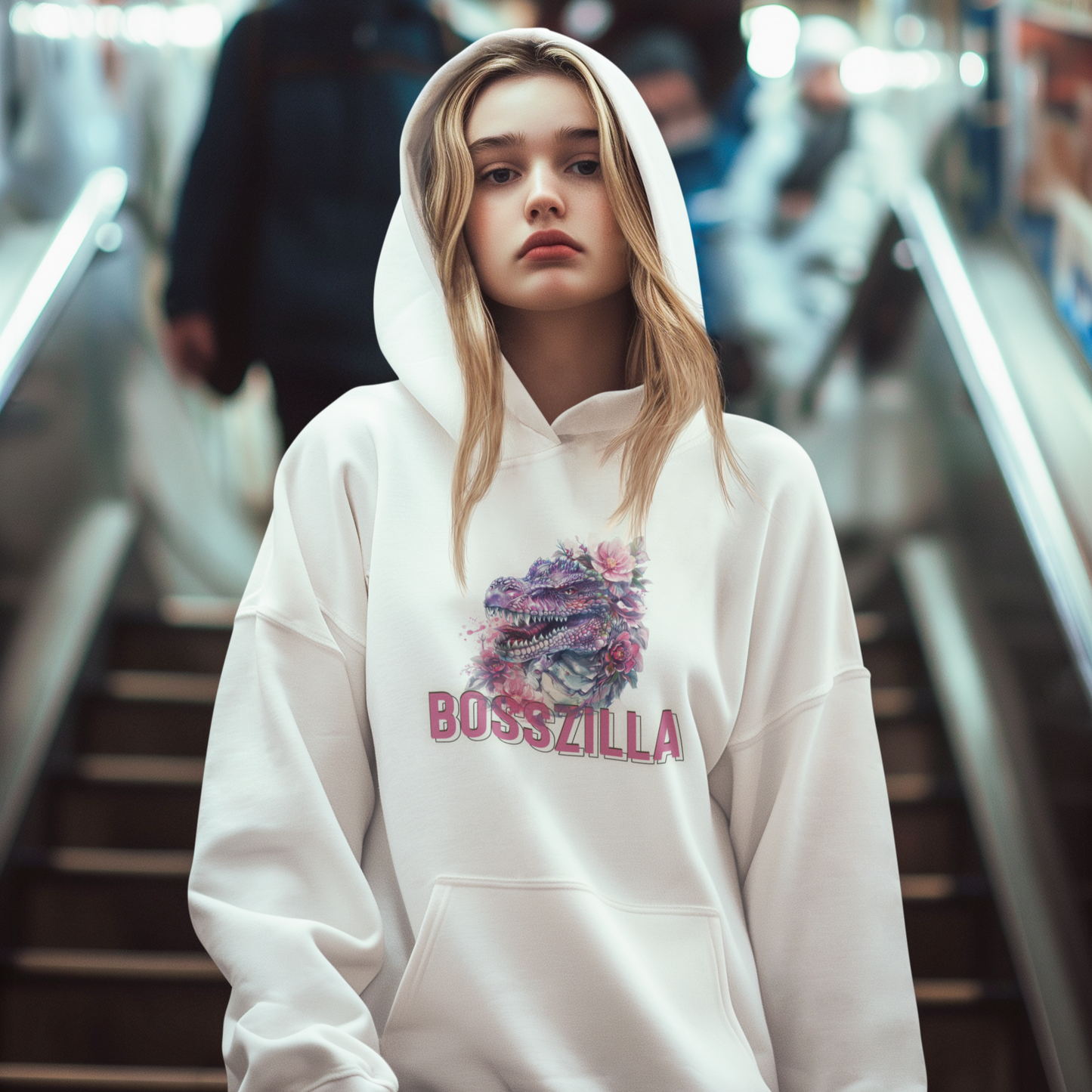 Bosszilla - Boss Lady Hoodie - Because basic is not in my vocabulary