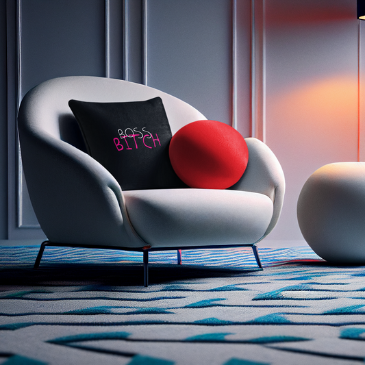 Power, Positivity, Profits - Boss Bitch - Square Pillow