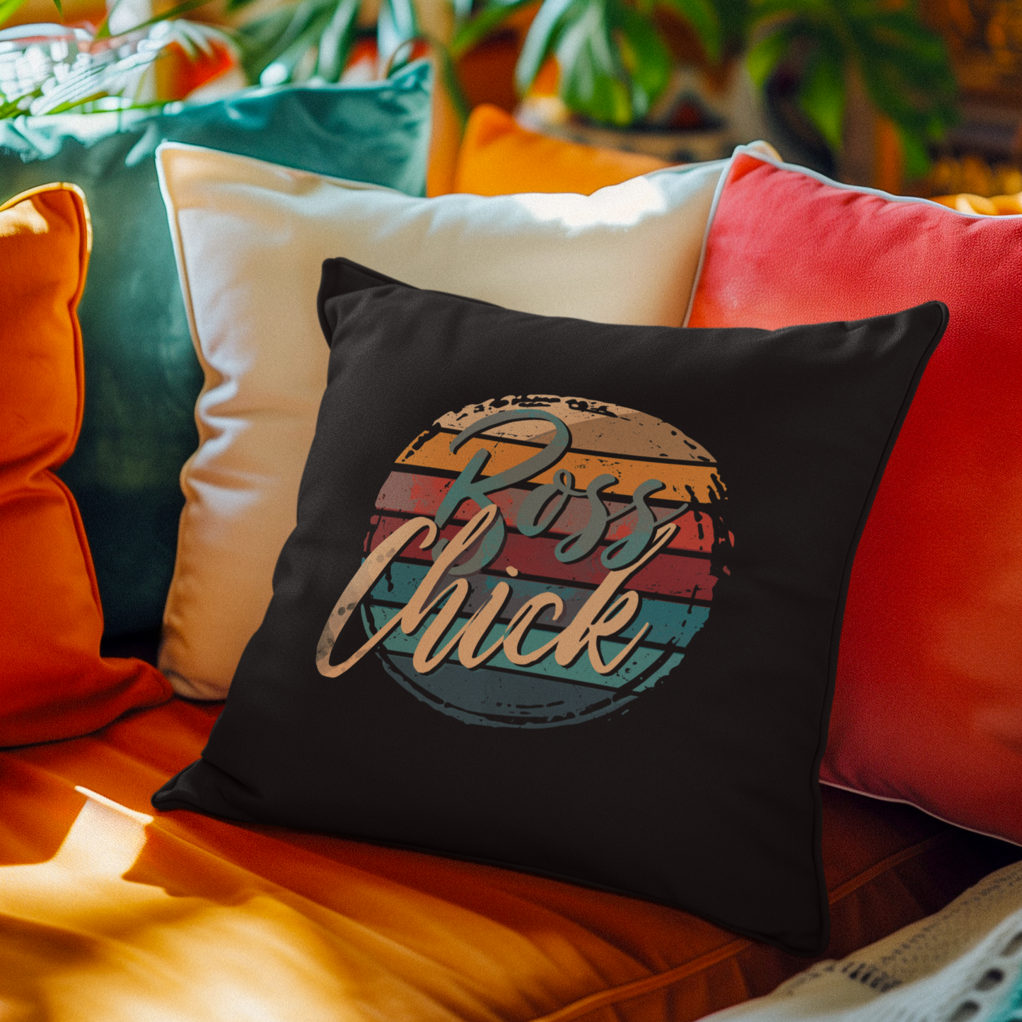 Dream It, Achieve It - Boss Chick - Square Pillow