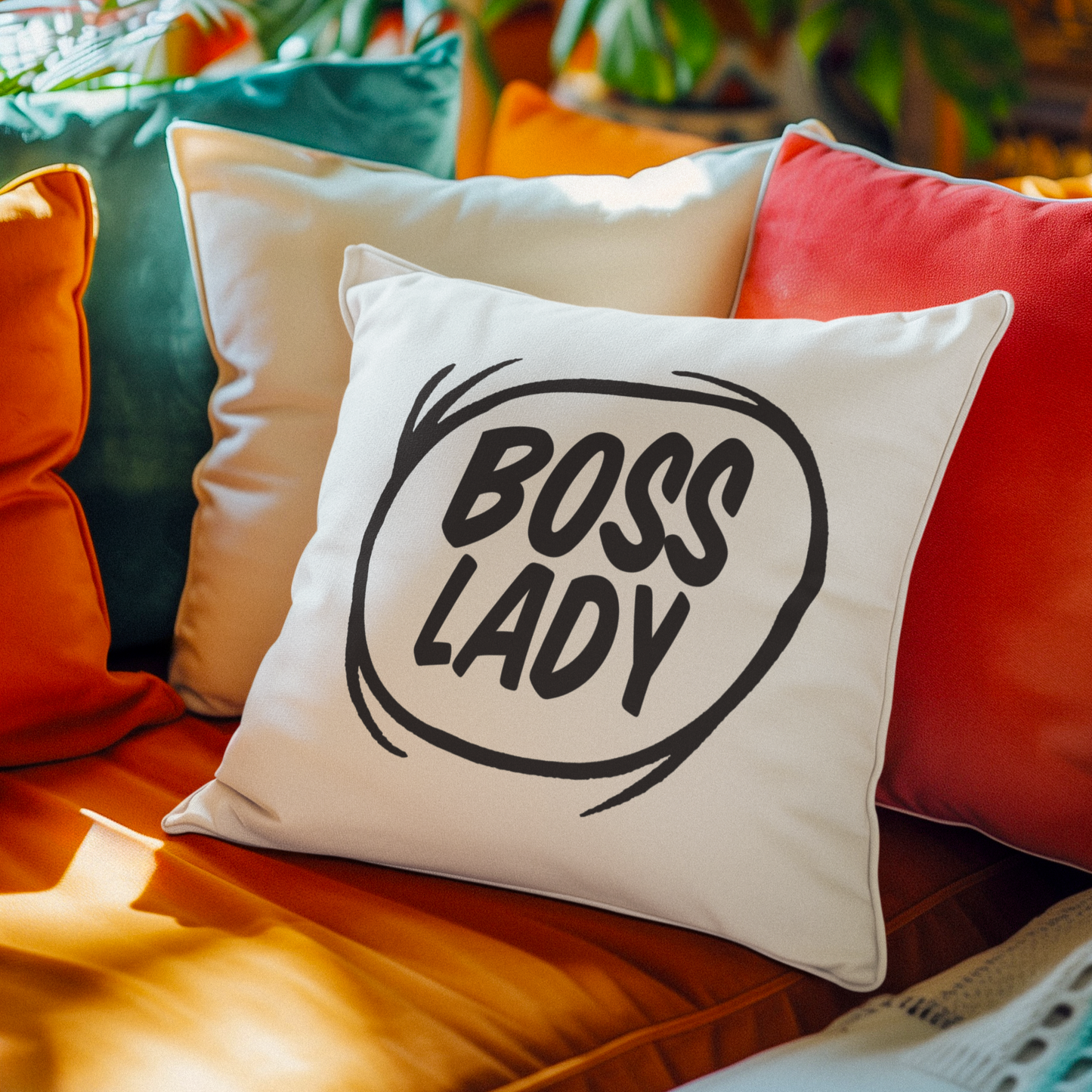 Own the Spotlight - Boss Lady - Square Pillow