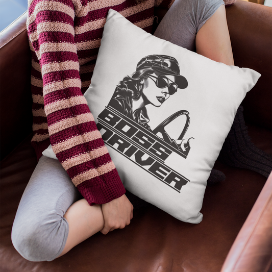 Stealing the Scene - Boss Driver - Square Pillow