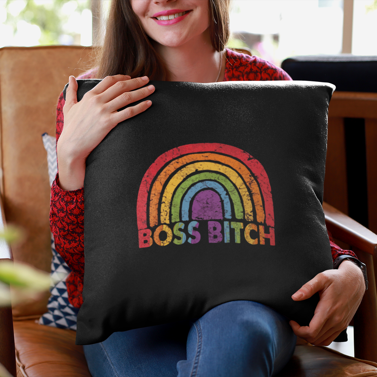 Success Looks Good on Me - Boss Bitch - Square Pillow