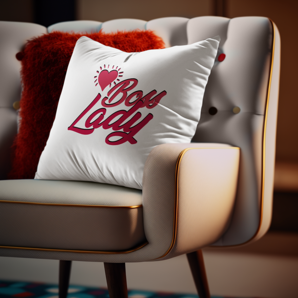 Watch and Learn - Boss Lady - Square Pillow