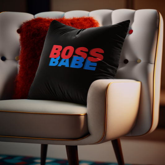 No Limits Allowed - Boss Babe -  Square Pillow