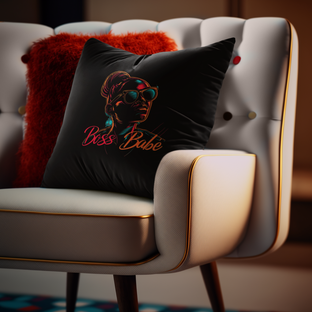 Dream Big, Babe - Boss Babe -  Square Pillow