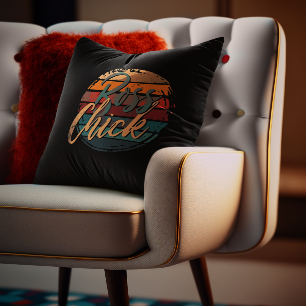 Dream It, Achieve It - Boss Chick - Square Pillow