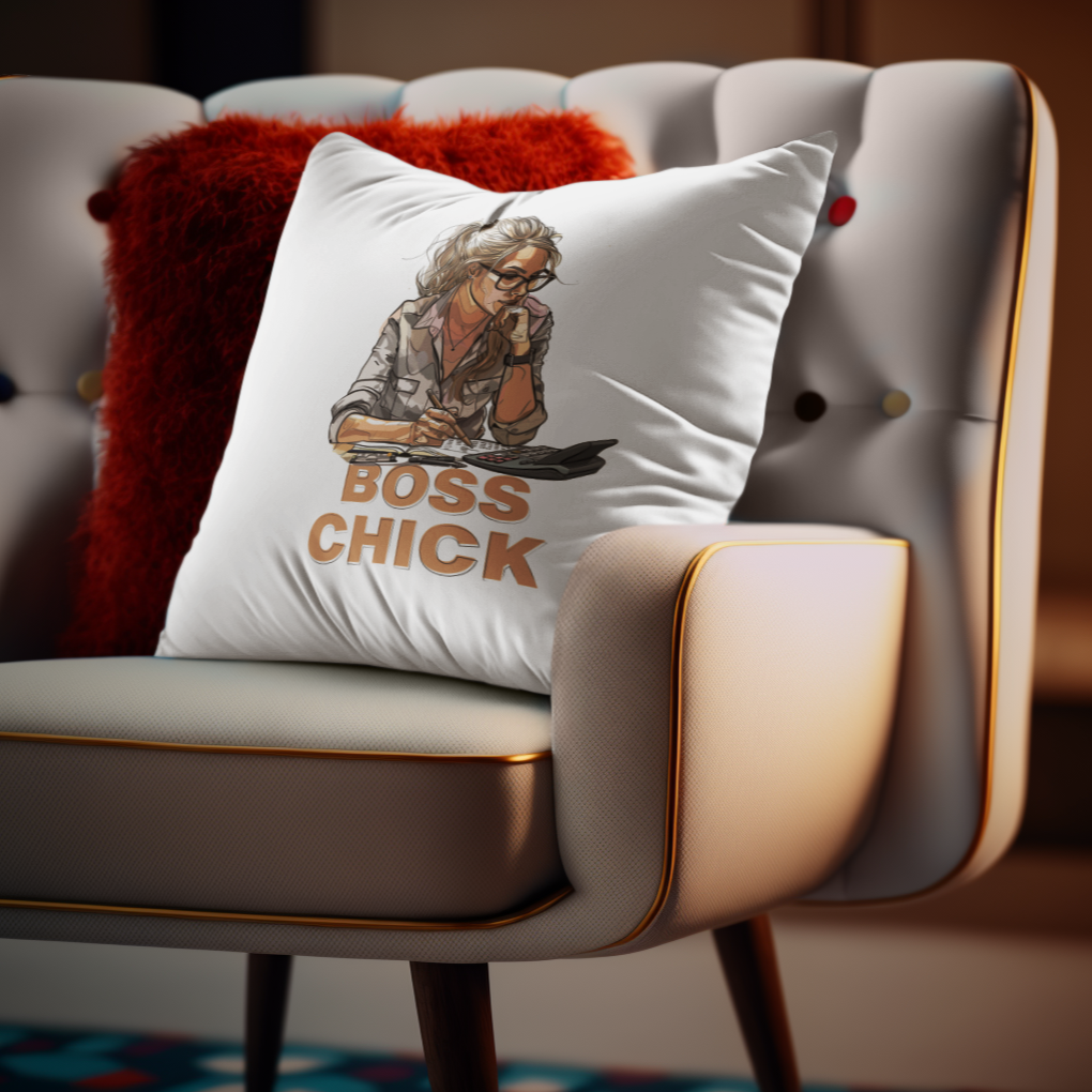 Too Fab to Ignore - Boss Chick Mona - Square Pillow