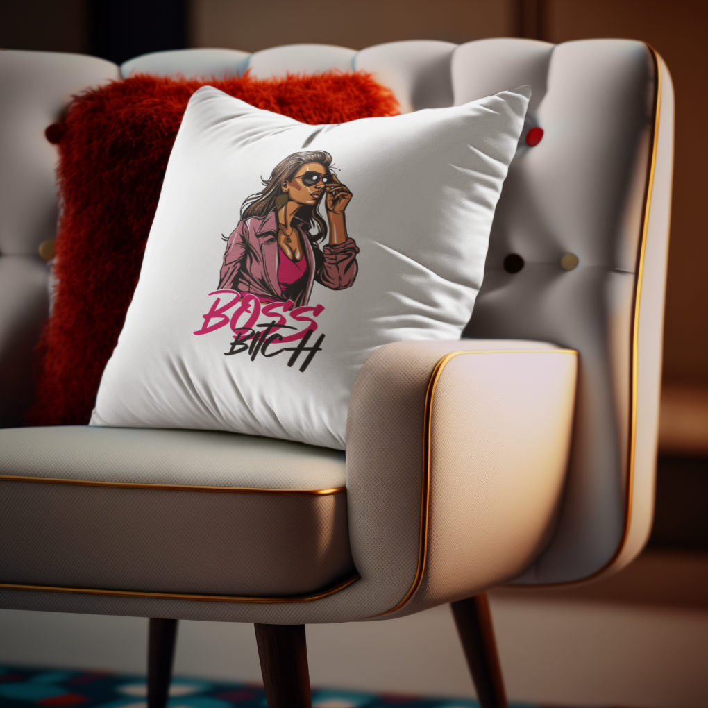 Unstoppable Queen Energy - Boss  Bitch Charlie -  Square Pillow