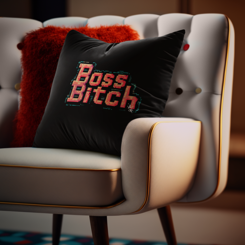 Manifest That Magic - Boss Bitch - Square Pillow