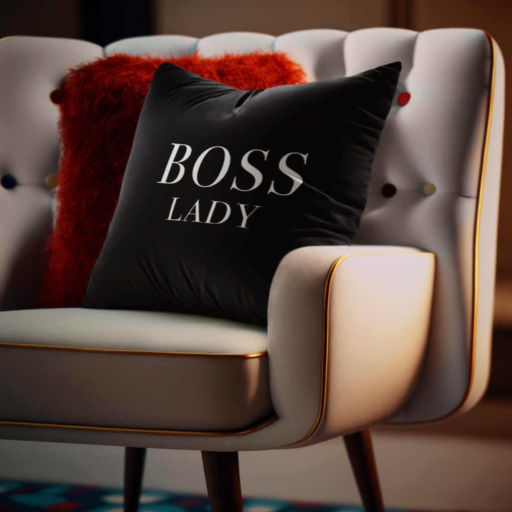 Magnetic and Majestic - Boss Lady - Square Pillow