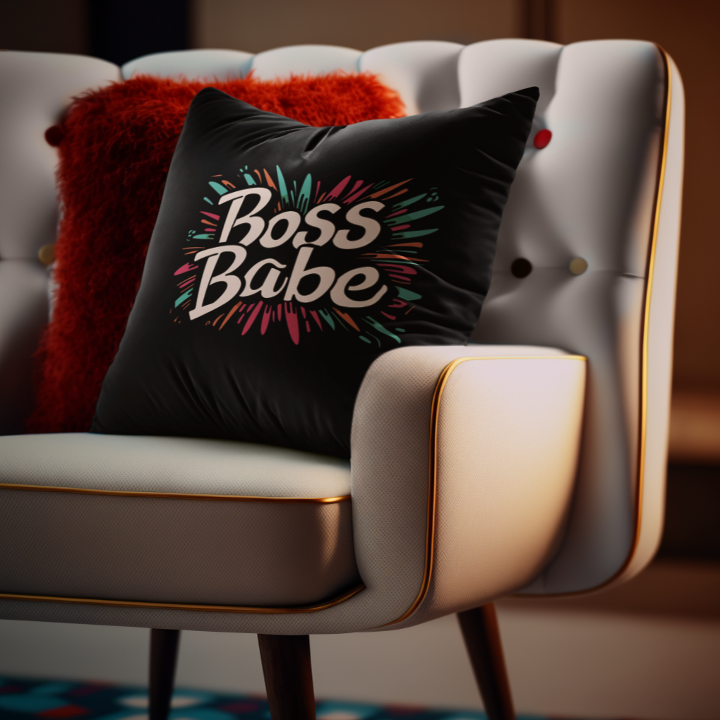 Boss Up, Babe - Boss Babe -  Square Pillow