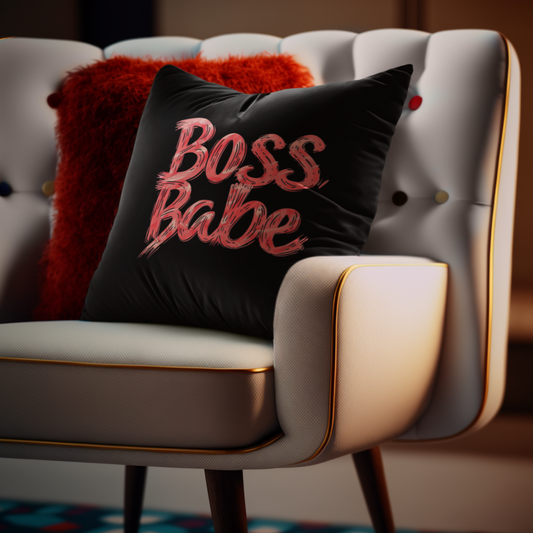 Rule Your World - Boss Babe -  Square Pillow