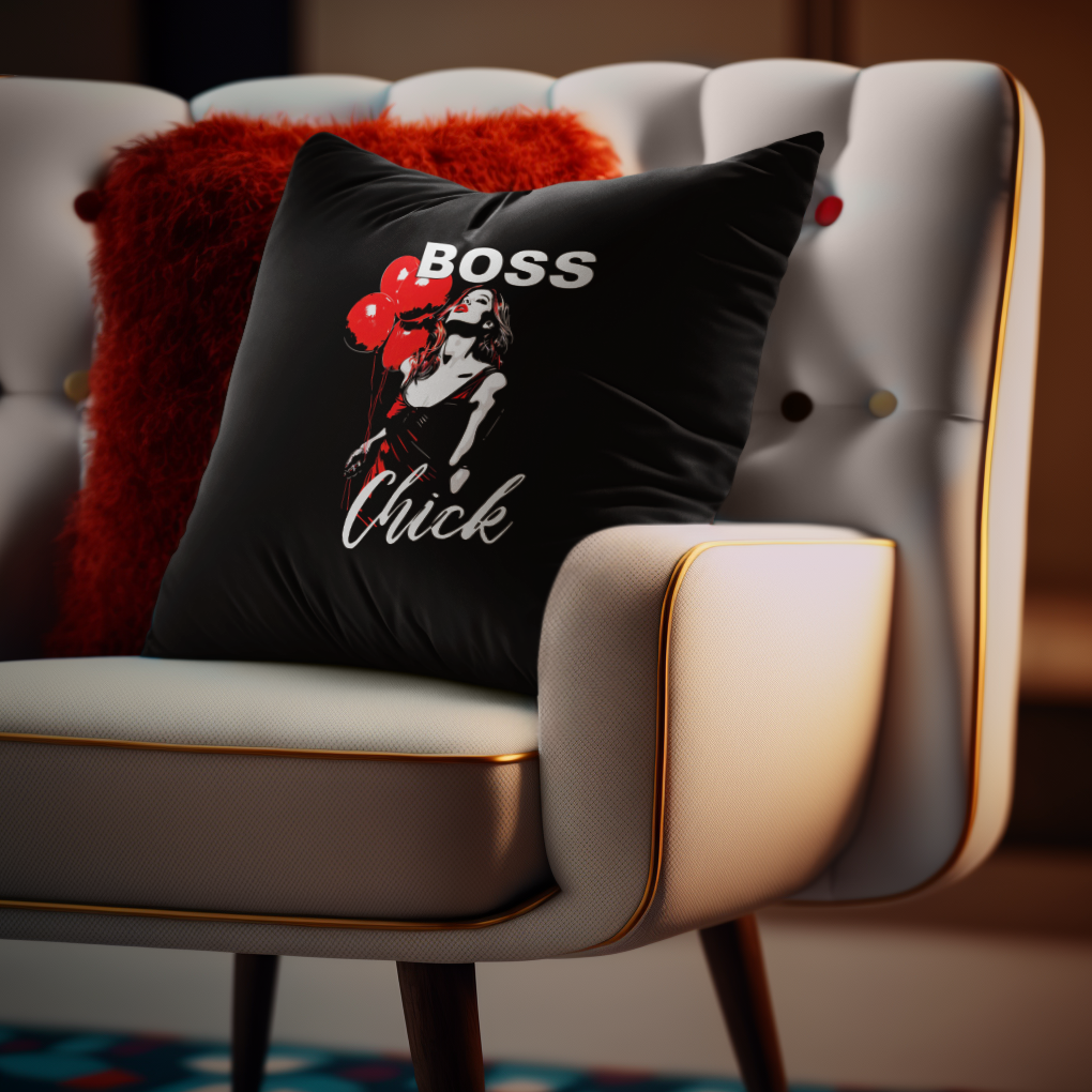 Started from the Bottom - Boss Chick - Square Pillow