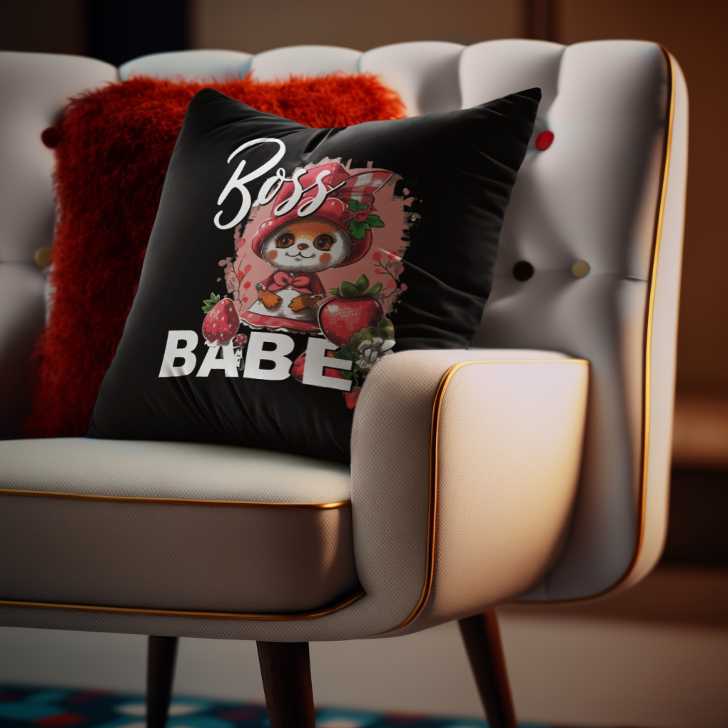 Slay All Day - Boss Babe - Square Pillow