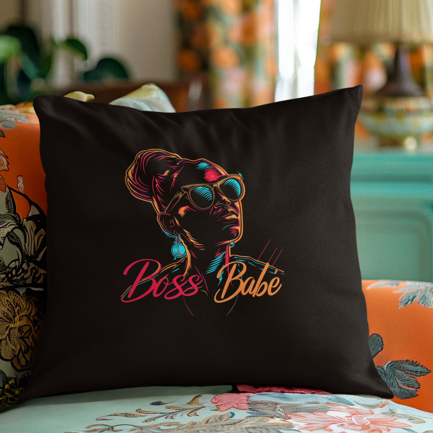 Dream Big, Babe - Boss Babe -  Square Pillow