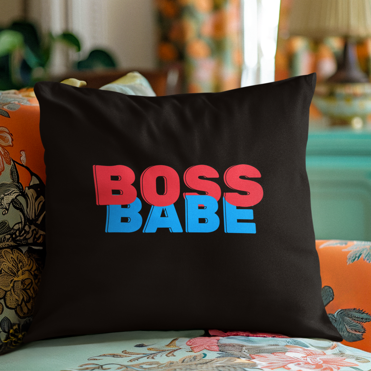 No Limits Allowed - Boss Babe -  Square Pillow