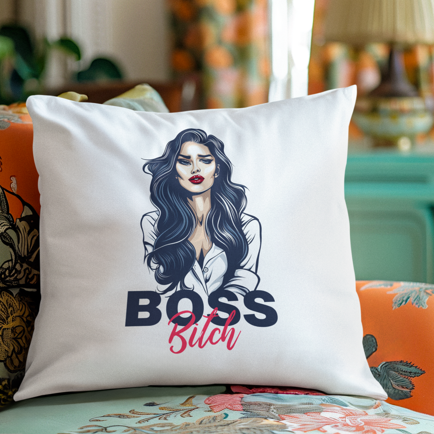 Paid in Determination - Boss Bitch Joyce - Square Pillow