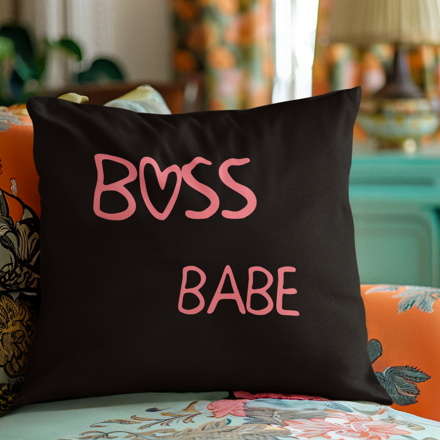 Own the Throne - Boss Babe - Square Pillow