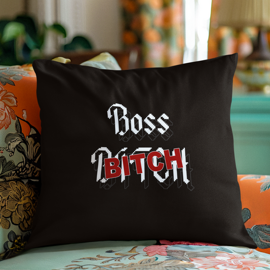 Queen of the Grind - Boss Bitch - Square Pillow