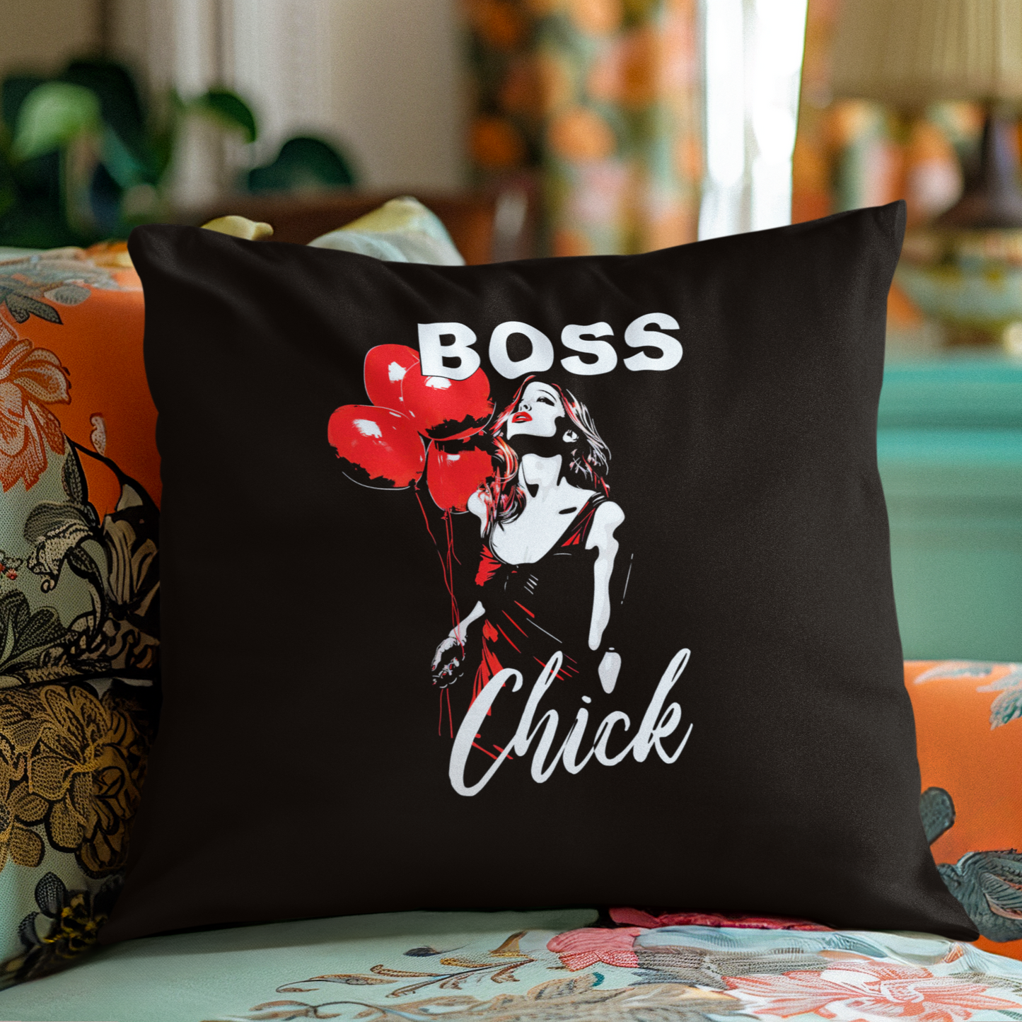 Started from the Bottom - Boss Chick - Square Pillow