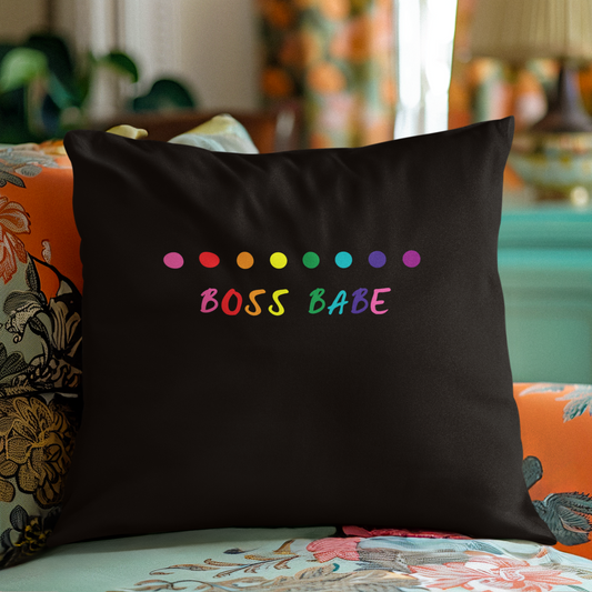 Hustle with Style - Boss Babe - Square Pillow