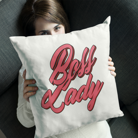 Strong, Free, Unstoppable - Boss Lady - Square Pillow